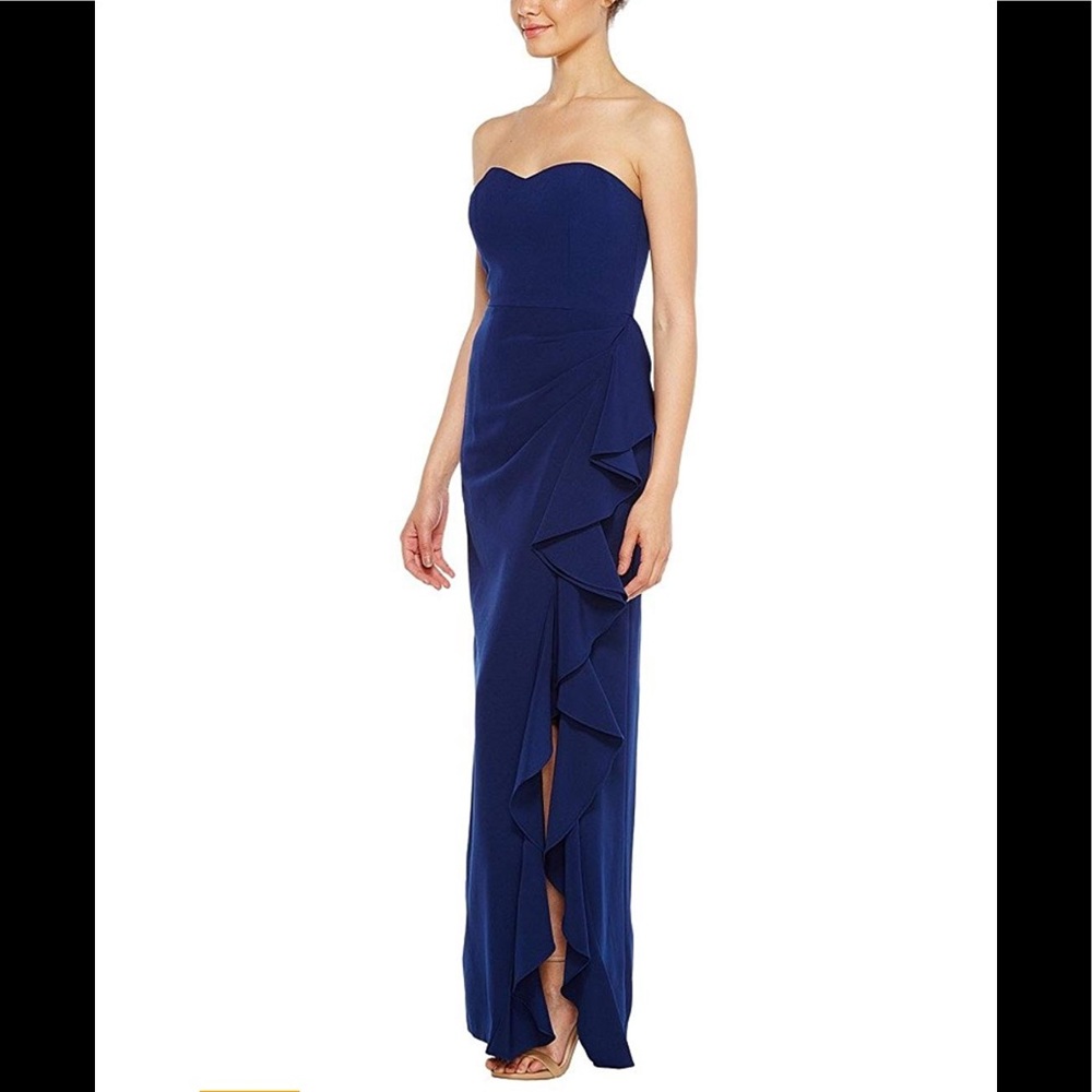 Aidan Mattox Strapless Gown